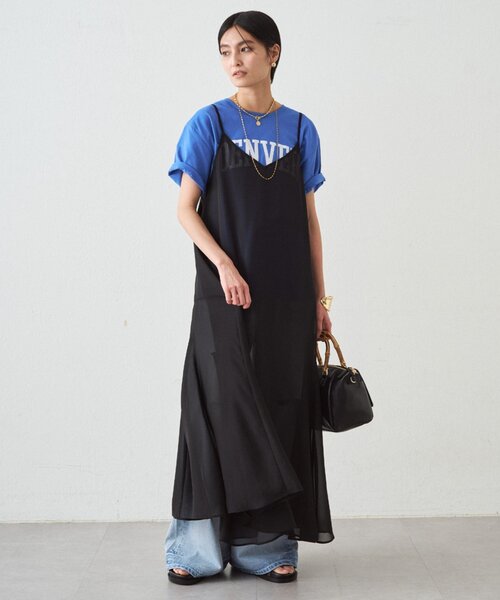 LOUNGEDRESS(ラウンジドレス)の「カラーロゴTシャツ(Tシャツ/カットソー・レディース・ブルー/イエロー/レッド・FREE)」の9枚目の写真