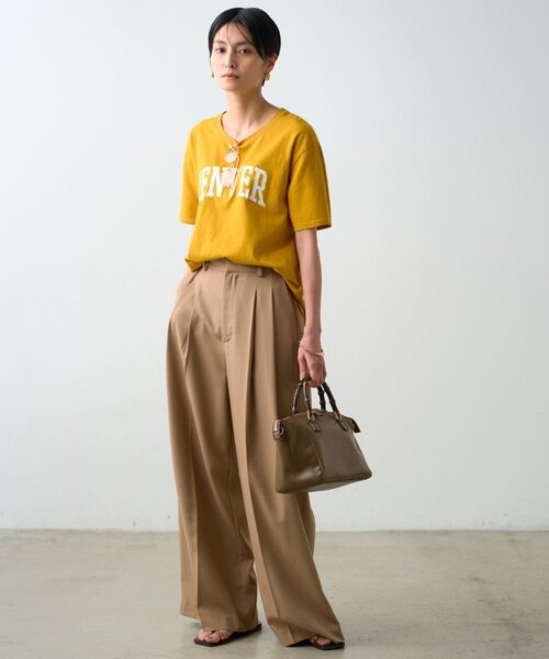 LOUNGEDRESS(ラウンジドレス)の「カラーロゴTシャツ(Tシャツ/カットソー・レディース・ブルー/イエロー/レッド・FREE)」の7枚目の写真