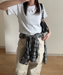 ワンポイントロゴピチT