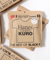Hanes/へインズ T-SHIRTS KURO/クロ 黒 ブラック 無地 クルーネック ノースリーブTシャツ/1P パックT/レディース メンズ