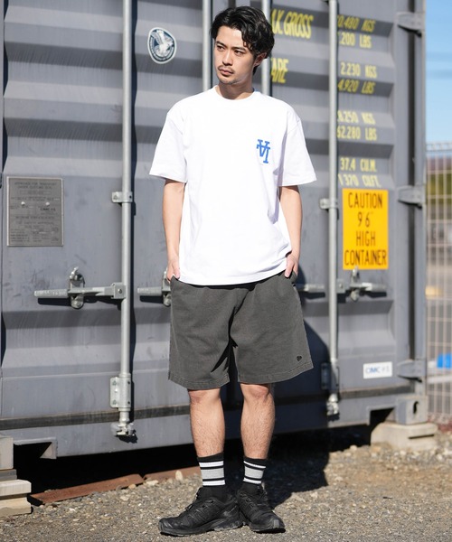 NEW ERA(ニューエラ)の「NEW ERA/ニューエラ ハーフパンツ ショートパンツ ガーメントダイ ヘビーウェイト セットアップ対応(その他パンツ・メンズ・チャコール/ブラウン/グレー・XXL/M/L/XL)」の16枚目の写真