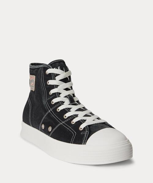 セール】Ayers キャンバス ハイトップ スニーカー（スニーカー）｜POLO
