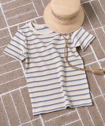 ワッフル Tシャツ/ボーダーTシャツ