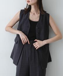 SENSE OF PLACE by URBAN RESEARCH | 『UR TECH DRYLUXE』リネンライクジレ(ベスト)