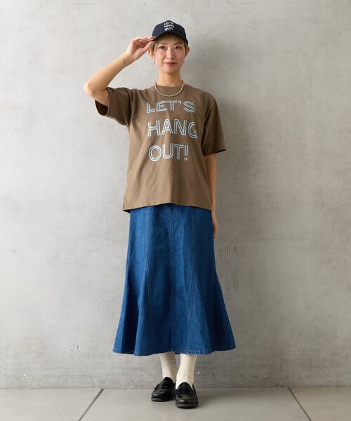 BIRTHDAY BAR（バースデイバー）の「接触冷感Tシャツ（Tシャツ/カットソー・レディース・ネイビー/ホワイト/カーキ・0）」の9枚目の写真