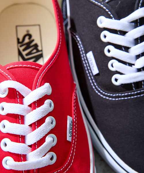 VANS（バンズ）の「VANS / ヴァンズ UA Authentic（スニーカー・メンズ・ブラック/レッド・26cm/28cm/27.5cm/27cm/26.5cm）」の10枚目の写真