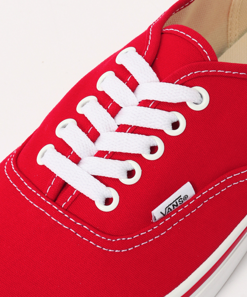 VANS（バンズ）の「VANS / ヴァンズ UA Authentic（スニーカー・メンズ・ブラック/レッド・26cm/28cm/27.5cm/27cm/26.5cm）」の21枚目の写真