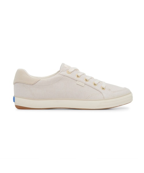 Keds(ケッズ)の「Keds センター スリー ツートーン テキスタイル ナチュラルホワイト(スニーカー・レディース・オフホワイト・23.0cm/23.5cm/24.0cm/24.5cm/25.0cm/22.5cm)」の2枚目の写真