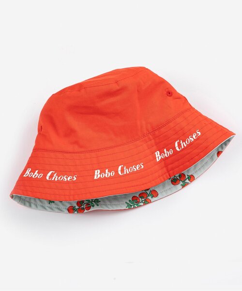 セール】総柄Juicy Tomatoes rev hat【キッズ】（ハット）｜BOBO