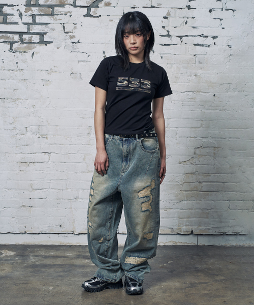 PEID(ペイド)の「PD 533 スリムフィット半袖Tシャツブラック(Tシャツ/カットソー・レディース・ブラック・2/3/1)」の14枚目の写真