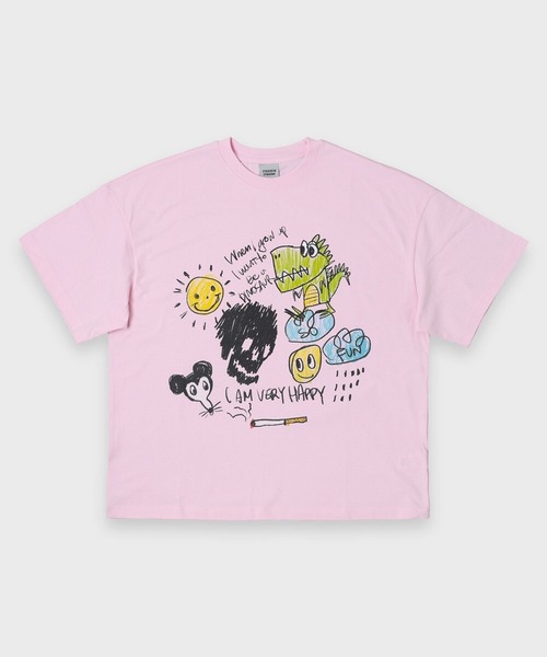 STOCKHOLM SYNDROME（ストックホルムシンドローム）の「STOCKHOLM SYNDROME／DINO TEE（Tシャツ/カットソー・メンズ・ホワイト/ピンク/グレー・FREE）」の7枚目の写真