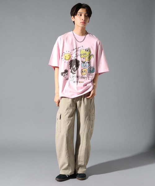 STOCKHOLM SYNDROME（ストックホルムシンドローム）の「STOCKHOLM SYNDROME／DINO TEE（Tシャツ/カットソー・メンズ・ホワイト/ピンク/グレー・FREE）」の14枚目の写真