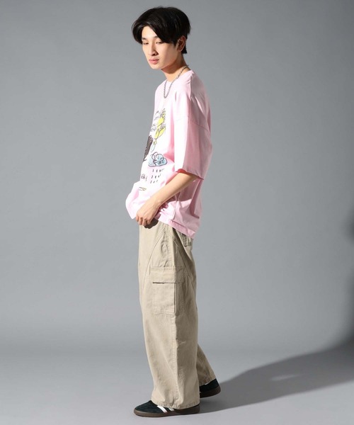 STOCKHOLM SYNDROME（ストックホルムシンドローム）の「STOCKHOLM SYNDROME／DINO TEE（Tシャツ/カットソー・メンズ・ホワイト/ピンク/グレー・FREE）」の15枚目の写真