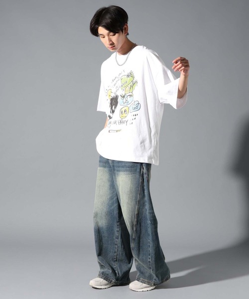 STOCKHOLM SYNDROME（ストックホルムシンドローム）の「STOCKHOLM SYNDROME／DINO TEE（Tシャツ/カットソー・メンズ・ホワイト/ピンク/グレー・FREE）」の18枚目の写真