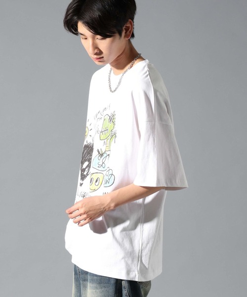 STOCKHOLM SYNDROME（ストックホルムシンドローム）の「STOCKHOLM SYNDROME／DINO TEE（Tシャツ/カットソー・メンズ・ホワイト/ピンク/グレー・FREE）」の20枚目の写真