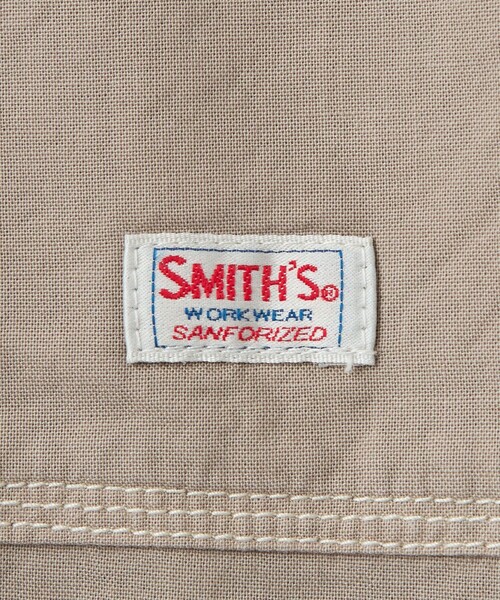 SMITH'S AMERICAN(スミスアメリカン)の「SMITH’S(スミス)別注ヴィンテージライクショートスリーブシャツ(シャツ/ブラウス・メンズ・ライトブルー/ベージュ/オレンジ・S/M/L/XL)」の12枚目の写真