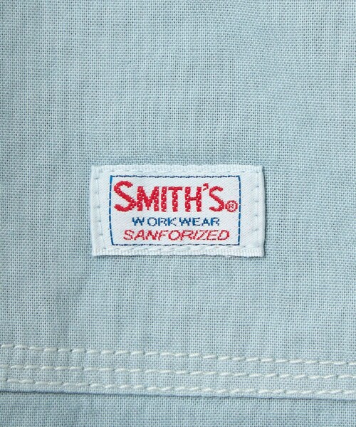 SMITH'S AMERICAN(スミスアメリカン)の「SMITH’S(スミス)別注ヴィンテージライクショートスリーブシャツ(シャツ/ブラウス・メンズ・ライトブルー/ベージュ/オレンジ・S/M/L/XL)」の14枚目の写真