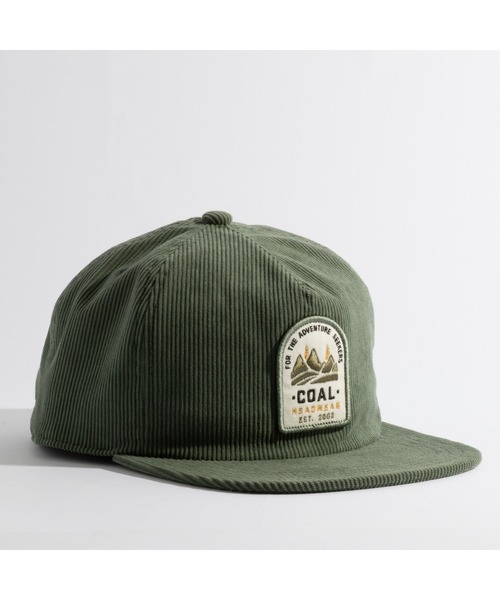 COAL（コール）の「【COAL/コール】コーデュロイキャップ　吸湿速乾 　HILLTOP（キャップ・メンズ・カーキ/グリーン系その他・FREE）」の2枚目の写真