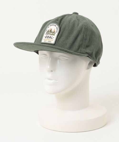 COAL（コール）の「【COAL/コール】コーデュロイキャップ　吸湿速乾 　HILLTOP（キャップ・メンズ・カーキ/グリーン系その他・FREE）」の8枚目の写真