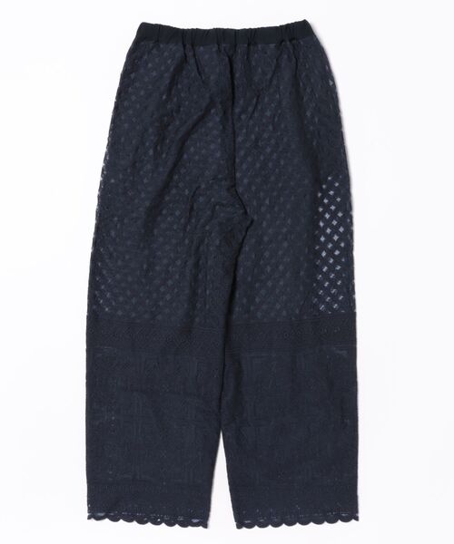 SUPER HAKKA（スーパーハッカ）の「パネルエンブロイダリーレースパンツ（裏地付き）（その他パンツ・レディース・ネイビー/マスタード・S/M）」の3枚目の写真