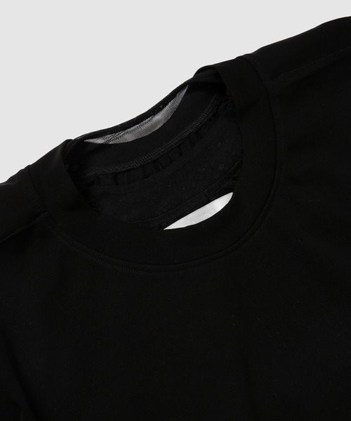 YOHEI OHNO(ヨウヘイオオノ)の「Double Sided T-shirt Ⅱ(Tシャツ/カットソー・レディース・ホワイト/ブラック・36/38)」の4枚目の写真