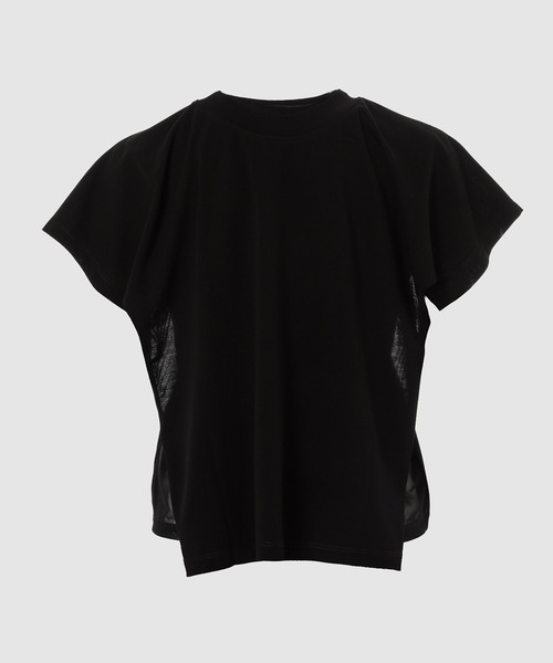 YOHEI OHNO(ヨウヘイオオノ)の「Double Sided T-shirt Ⅱ(Tシャツ/カットソー・レディース・ホワイト/ブラック・36/38)」の3枚目の写真