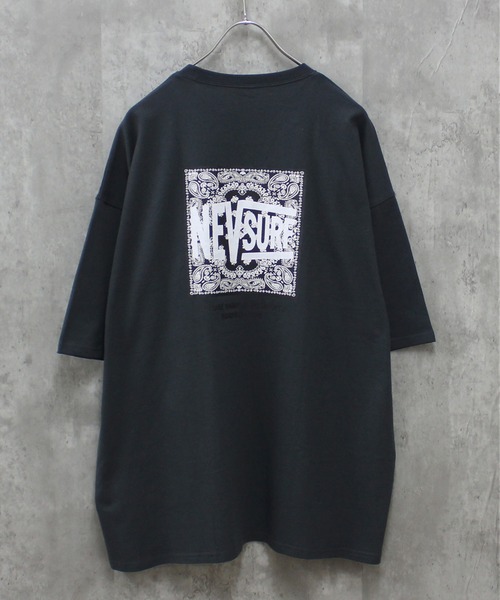 NEV(ネブ)の「NEV ゆるサイズ半袖T(N23-100)(Tシャツ/カットソー・メンズ・ネイビー/グリーン系その他/オフホワイト/ベージュ/ホワイト系その他2/ブラック系その他/オレンジ/ミント/ホワイト系その他7/ホワイト系その他6/グレー系その他/その他/ブラック系その他5/ブラック系その他3/ホワイト系その他4/ベージュ系その他/ホワイト系その他/ブラック系その他4/ホワイト系その他3/ブラック/ブルー系その他/グリーン系その他2/チャコールグレー・M/L/XL)」の14枚目の写真