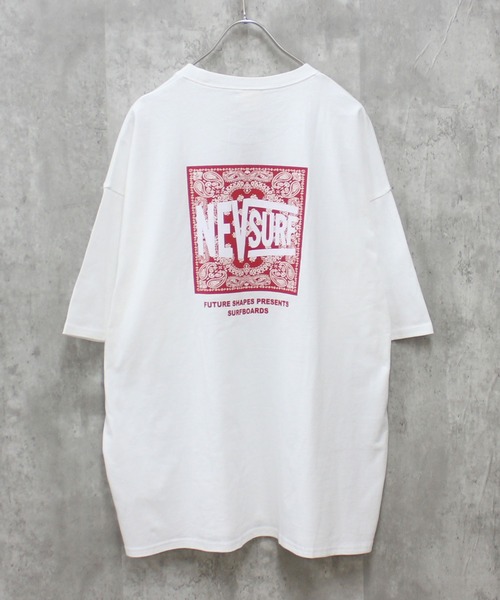 NEV(ネブ)の「NEV ゆるサイズ半袖T(N23-100)(Tシャツ/カットソー・メンズ・ネイビー/グリーン系その他/オフホワイト/ベージュ/ホワイト系その他2/ブラック系その他/オレンジ/ミント/ホワイト系その他7/ホワイト系その他6/グレー系その他/その他/ブラック系その他5/ブラック系その他3/ホワイト系その他4/ベージュ系その他/ホワイト系その他/ブラック系その他4/ホワイト系その他3/ブラック/ブルー系その他/グリーン系その他2/チャコールグレー・M/L/XL)」の4枚目の写真