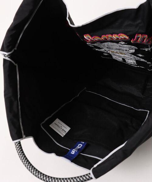 Scrap Book(スクラップブック)の「◆WEB限定 展開◆【Ball&Chain】MIRROR.BALLBEAR(エコバッグ/サブバッグ・レディース・グレー系その他/ブラック・FREE)」の5枚目の写真