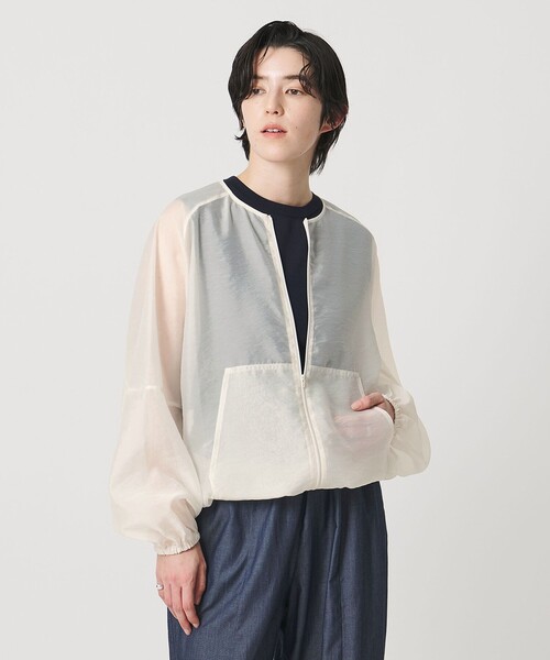 MARW UNITED ARROWS＞シアー ジップ ブルゾン（その他アウター）｜MARW