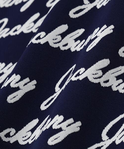 Jack Bunny!!（ジャックバニー）の「Pe/Nyロゴジャガード半袖ポロシャツ（ポロシャツ・メンズ・ネイビー/グリーン・X-LARGE/MEDIUM/LARGE）」の7枚目の写真
