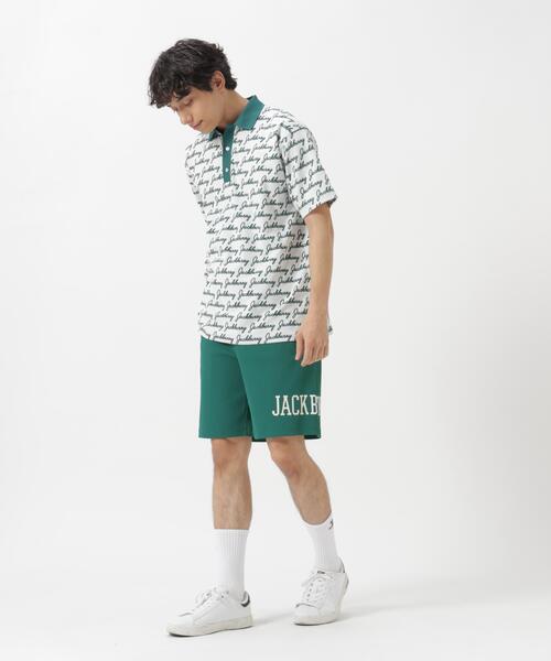 Jack Bunny!!（ジャックバニー）の「Pe/Nyロゴジャガード半袖ポロシャツ（ポロシャツ・メンズ・ネイビー/グリーン・X-LARGE/MEDIUM/LARGE）」の8枚目の写真