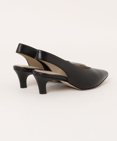 CORSO ROMA，9（コルソローマ）の「CORSO ROMA，9 / slingbacks pumps(コルソ ローマ スリングバックパンプス MILLY979)（パンプス・レディース・ブラック/ホワイト・37/36）」の17枚目の写真