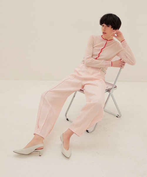 CORSO ROMA，9（コルソローマ）の「CORSO ROMA，9 / slingbacks pumps(コルソ ローマ スリングバックパンプス MILLY979)（パンプス・レディース・ブラック/ホワイト・37/36）」の6枚目の写真