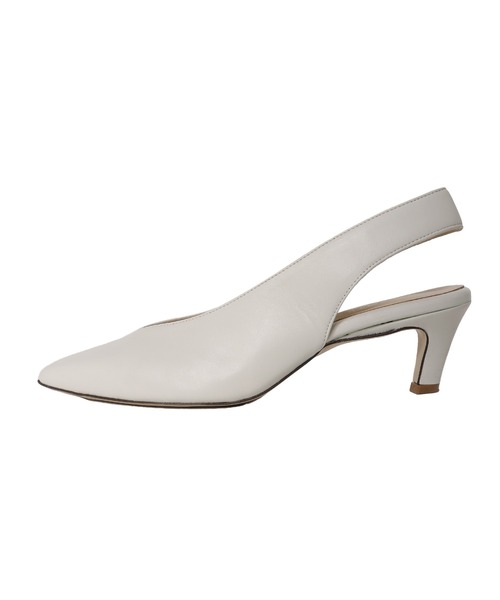 CORSO ROMA，9（コルソローマ）の「CORSO ROMA，9 / slingbacks pumps(コルソ ローマ スリングバックパンプス MILLY979)（パンプス・レディース・ブラック/ホワイト・37/36）」の9枚目の写真