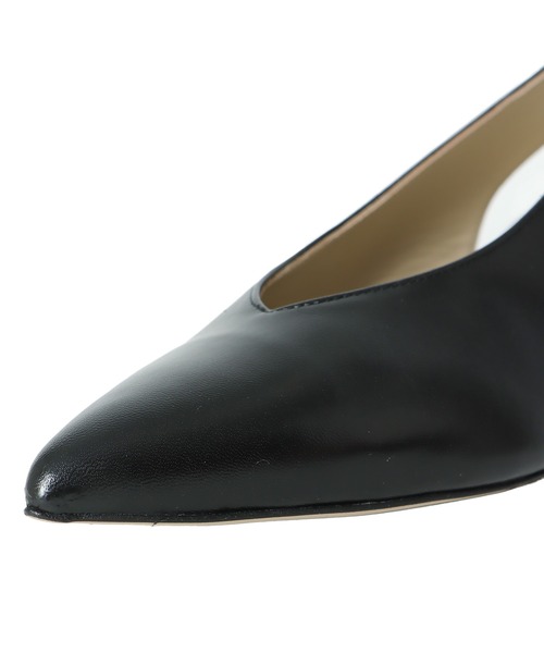 CORSO ROMA，9（コルソローマ）の「CORSO ROMA，9 / slingbacks pumps(コルソ ローマ スリングバックパンプス MILLY979)（パンプス・レディース・ブラック/ホワイト・37/36）」の16枚目の写真