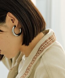 《金属アレルギー対応/ステンレス》40mmビッグフープピアス