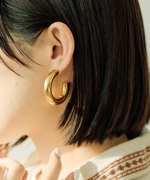 《金属アレルギー対応/ステンレス》40mmビッグフープピアス