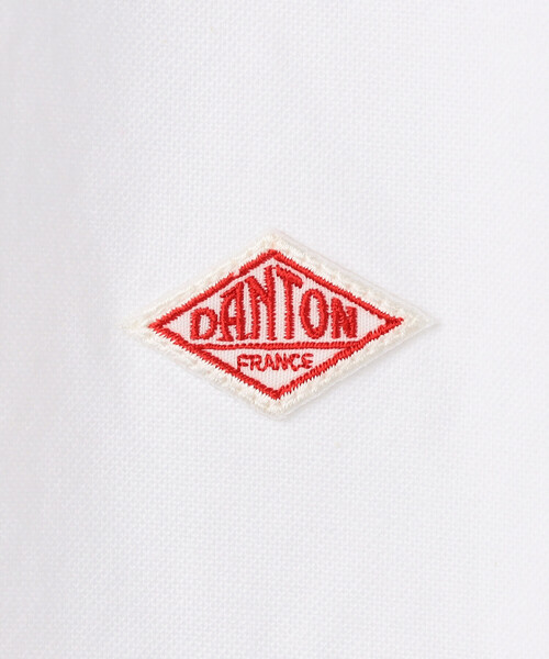 DANTON(ダントン)の「DANTON | オックスフォード 丸襟半袖プルオーバーシャツ SOLID WOMEN(シャツ/ブラウス・レディース・ホワイト・34/36/38)」の11枚目の写真