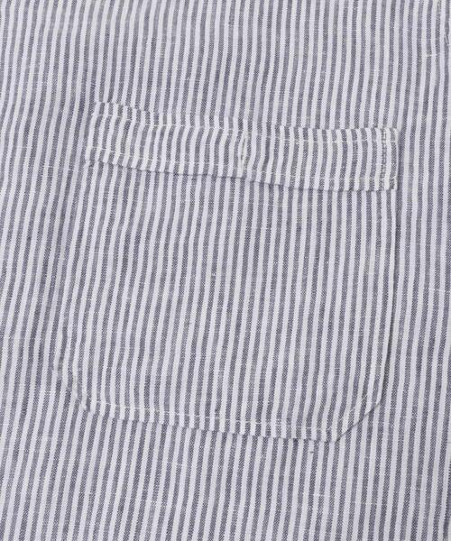 FORK&SPOON(フォークアンドスプーン)の「FORK&SPOON フレンチリネンオープンカラーショートスリーブシャツ(シャツ/ブラウス・メンズ・ブラウン/ブルー系その他/ベージュ系その他・4/5)」の14枚目の写真