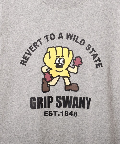 GRIP SWANY(グリップスワニー)の「【GSMCT-118】 SWANY BOY TEE(Tシャツ/カットソー・メンズ・Black/サンドベージュ/White/ヘザーグレー・XL/M/L/XXL)」の9枚目の写真