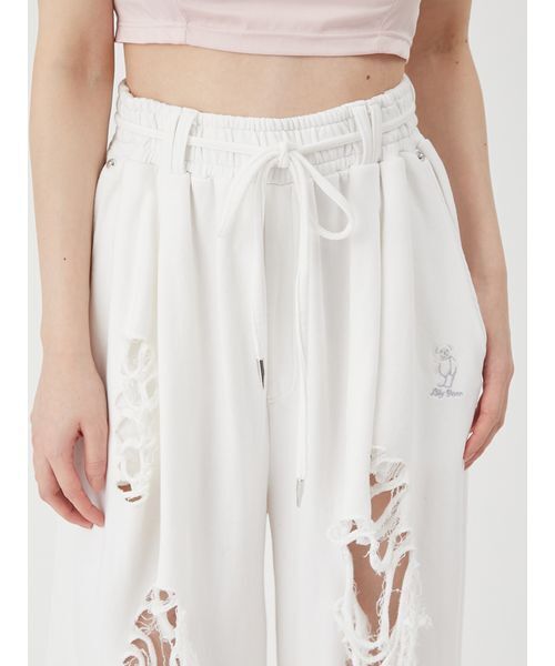 LILY BROWN（リリーブラウン）の「Lily Bearスウェットパンツ（その他パンツ・レディース・イエロー/オフホワイト/グレー・F）」の12枚目の写真