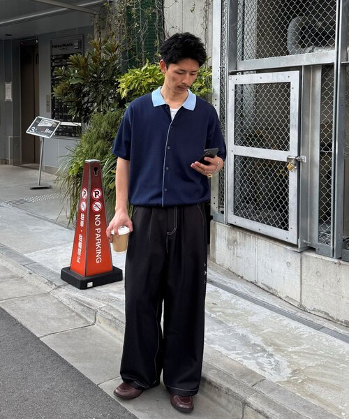 CIAOPANIC（チャオパニック）の「サイドステッチワイドスラックス（その他パンツ・メンズ・ブラック/グレー・LARGE/MEDIUM）」の22枚目の写真