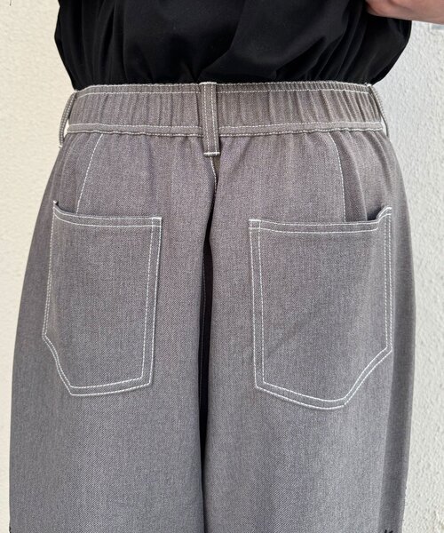 CIAOPANIC（チャオパニック）の「サイドステッチワイドスラックス（その他パンツ・メンズ・ブラック/グレー・LARGE/MEDIUM）」の15枚目の写真