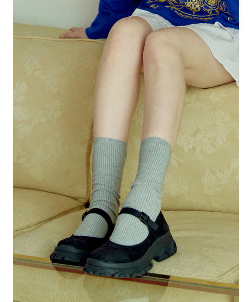 APTO(アプト)の「Jein ジェイン プラットフォーム メリージェーン AGNP005(バレエシューズ・レディース・ブラック・23cm/23.5cm/24cm/24.5cm/25cm)」の2枚目の写真