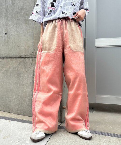 SOUNDSGOOOOD(サウンズグッド)の「【SOUNDS GOOOOD】レイヤードシアーイージーパンツ(その他パンツ・メンズ・ブラック/ベージュ・ONE SIZE)」の22枚目の写真