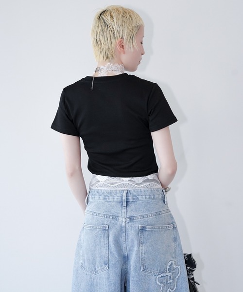 chuclla(チュクラ)の「チュールフリルレースビスチェ chw26s272(その他トップス・レディース・ホワイト・FREE)」の10枚目の写真
