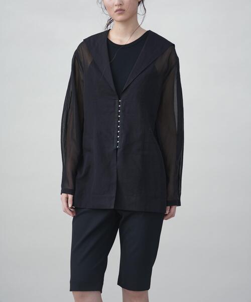 URBAN RESEARCH（アーバンリサーチ）の「new basic　WOOL CAPRI PANTS（その他パンツ・レディース・ブラック/ネイビー・38/36）」の3枚目の写真