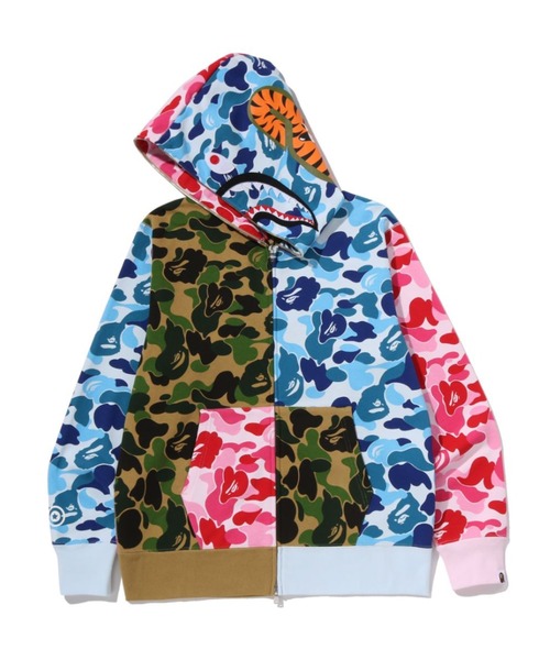 A BATHING APE（アベイシングエイプ）の「ABC CAMO CRAZY SHARK FULL ZIP HOODIE（パーカー・メンズ・マルチ・X-LARGE/XXX-LARGE/XX-LARGE/MEDIUM/LARGE/SMALL）」の3枚目の写真