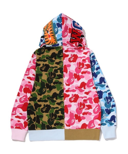A BATHING APE（アベイシングエイプ）の「ABC CAMO CRAZY SHARK FULL ZIP HOODIE（パーカー・メンズ・マルチ・X-LARGE/XXX-LARGE/XX-LARGE/MEDIUM/LARGE/SMALL）」の4枚目の写真